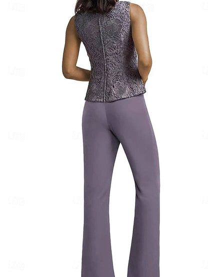 Dress Elegant Bride Simple Wedding the Pantsuit Mother of Guest