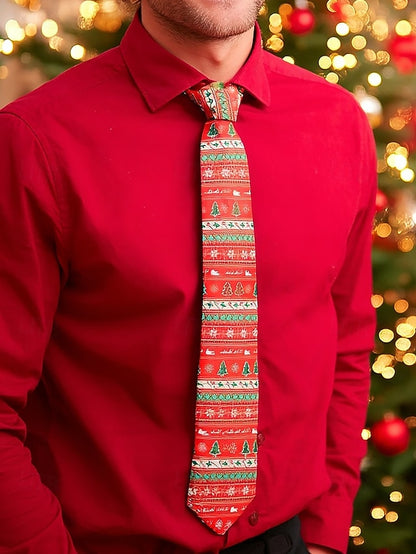 Ties Neckwear Christmas Festive Fun Holiday – and Men's