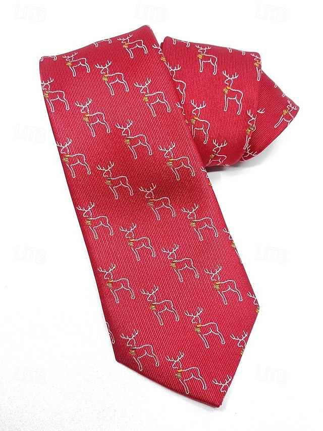 Christmas Men's with Santa Necktie