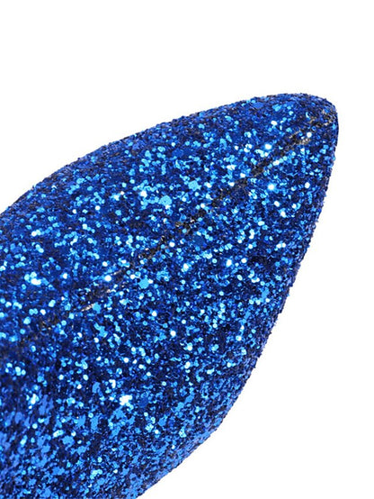 Women's Heel Boots High Red Ankle Sparkly – Glitter