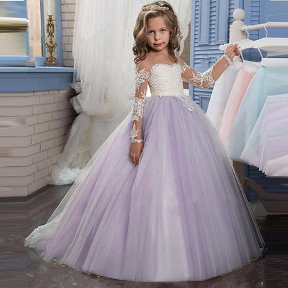 Girl Communion Princess Dress Flower Girls' First