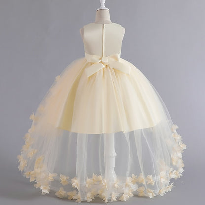 Girls' Toddler Solid Sleeveless Color Dress Party