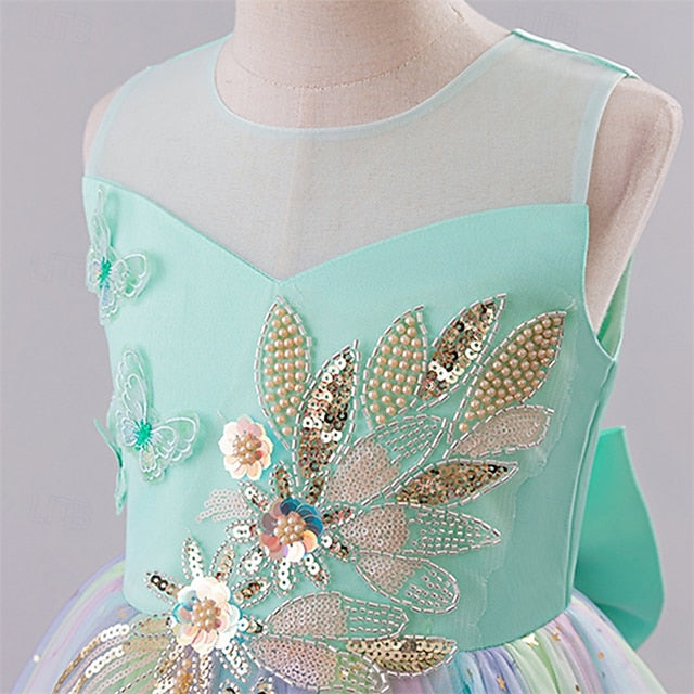 Dress Girls' Princess Flower Kid's Girl