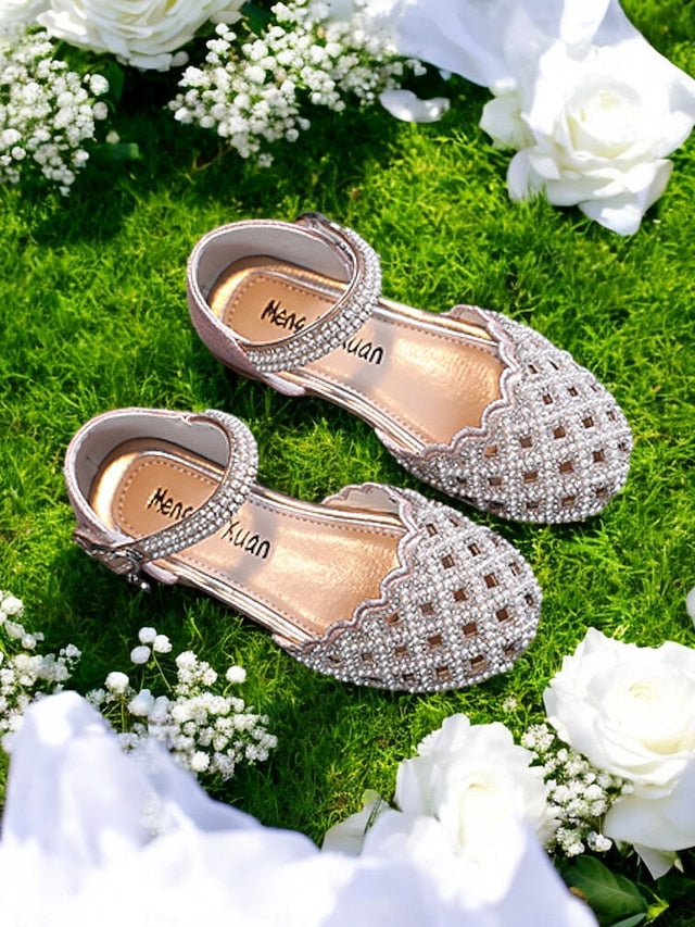 Scalloped Sparkly Mary Jane Rhinestone �?Shoes Girls'