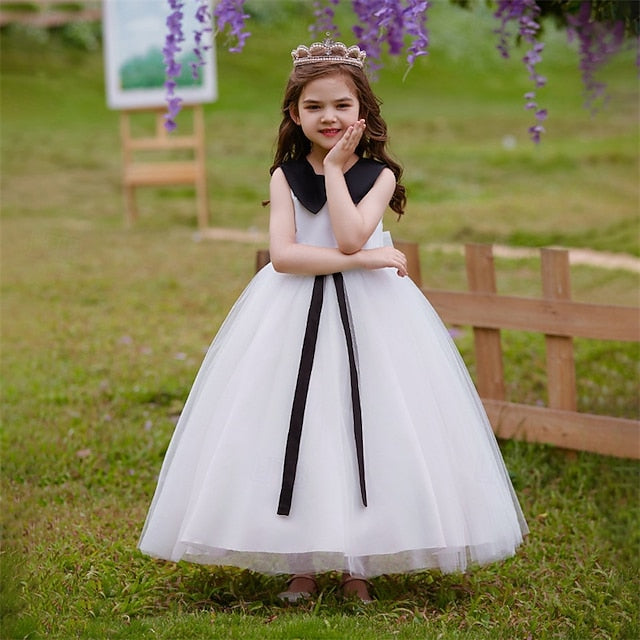 Girls' Color Sleeveless Performance Block Party Dress Kids