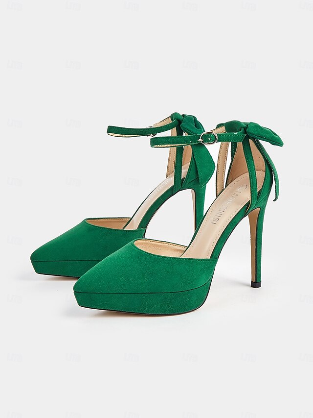 with Ankle Strap Platform Heels Elegant Stiletto Women's