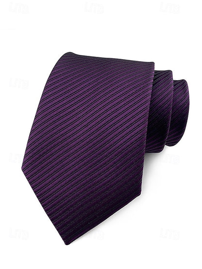 Men's tie satin striped
