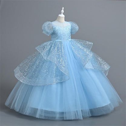 Girls' Performance Wedding Party Dress Flower Girl