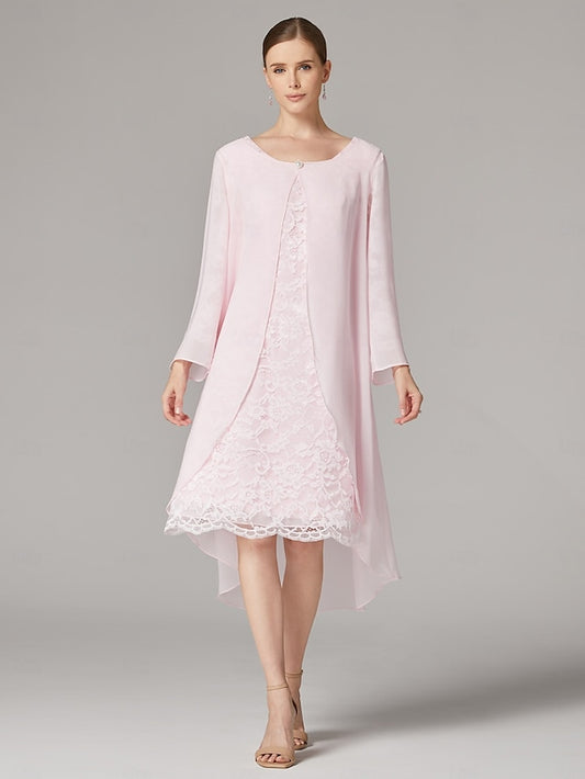 Piece of Beach Mother A-Line the Bride Wedding Suit Two Dress