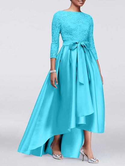 Guest the Wedding Mother Elegant Bride Dress of A-Line Size Plus