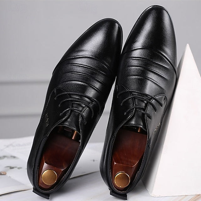 White Formal for Lace-Up - Elegant Shoes Men's