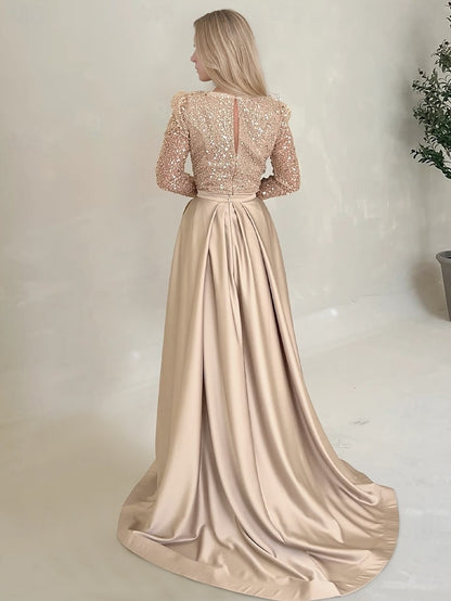 Gown Formal Length Floor Long Elegant Mermaid Dress Evening