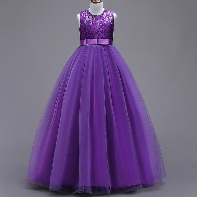 Flower Girl Evening Dress Gown Party Girls'