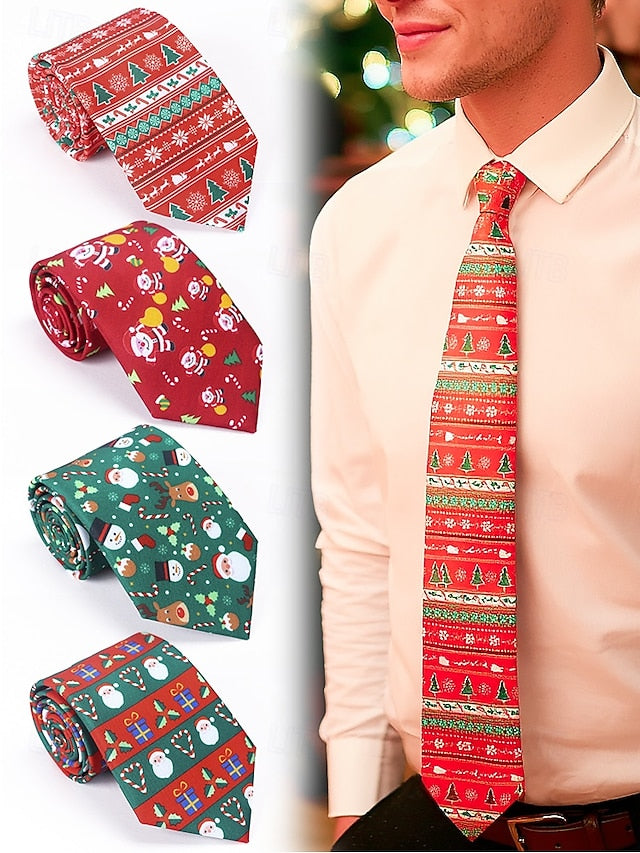 Ties Neckwear Christmas Festive Fun Holiday – and Men's