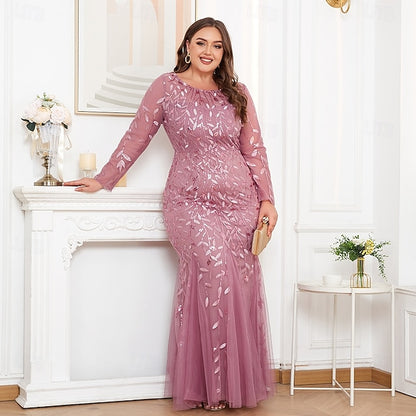 Dress Gown Trumpet Mermaid Evening Floor Formal Sparkle /