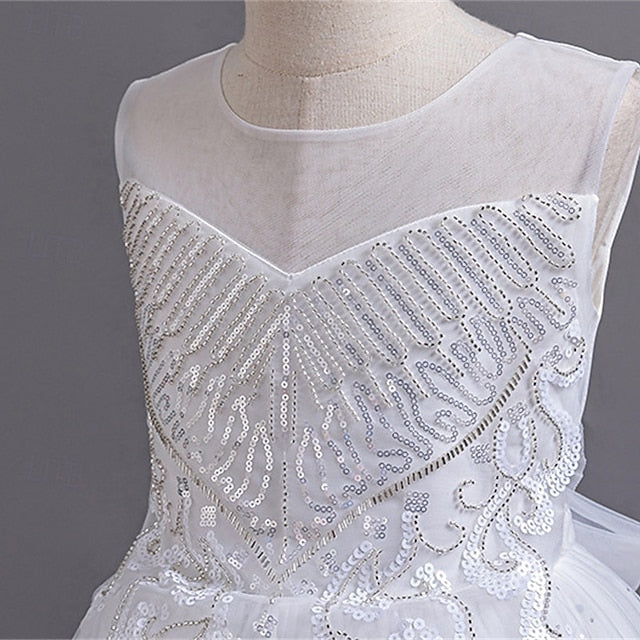 Kid's Girls' Princess Girl Flower Dress