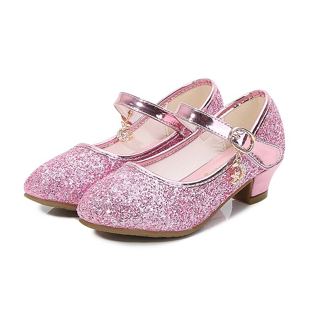 Jane Sparkly Girls' Heel Low Mary - Glitter Shoes