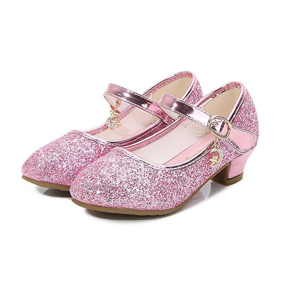 Jane Sparkly Girls' Heel Low Mary - Glitter Shoes