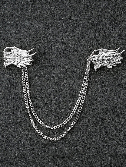 Collar Christmas Alloy – Pins Reindeer Elegant Men's