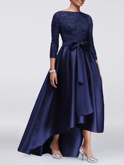 Guest the Wedding Mother Elegant Bride Dress of A-Line Size Plus