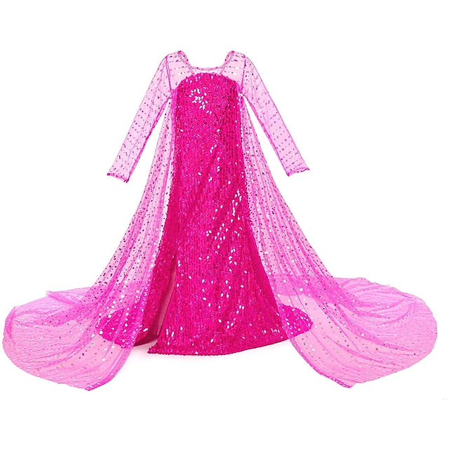 Elsa Girl Dress Princess Flower Girls' Movie Frozen