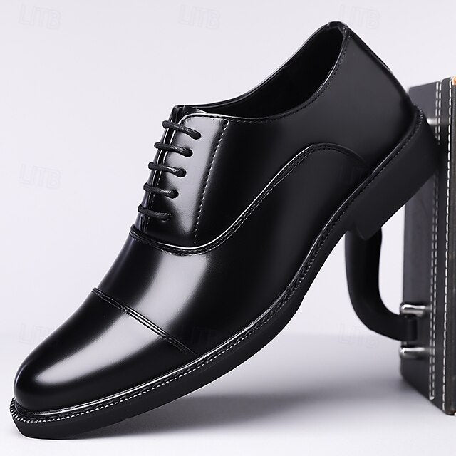 Cap-Toe Dress – Shoes Design Oxford Brown Classic Men's