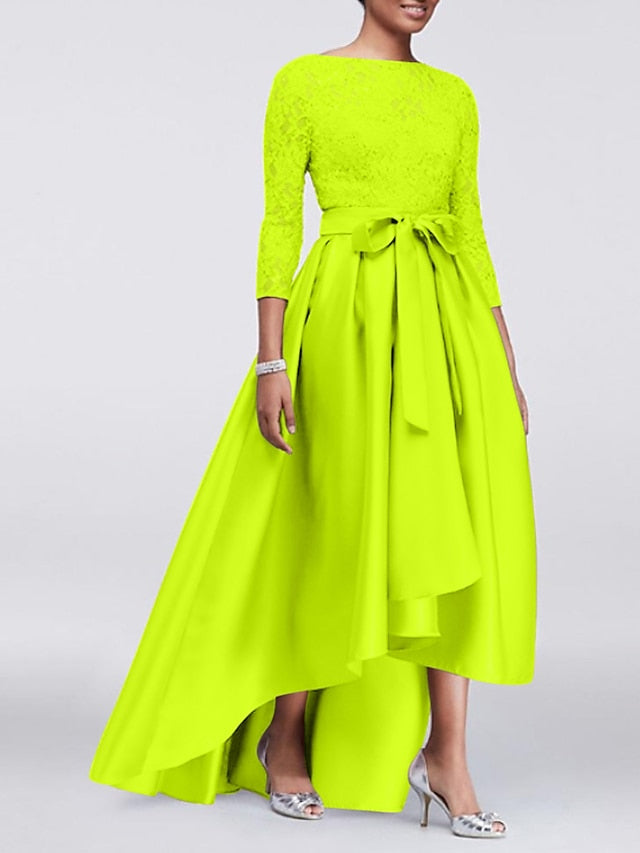 Guest the Wedding Mother Elegant Bride Dress of A-Line Size Plus