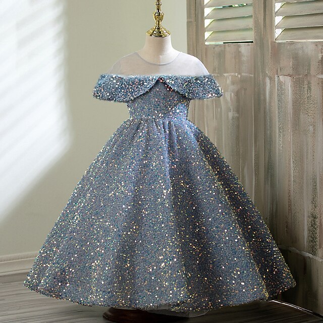 Girls' Dress Flower Gown Girl Evening Party