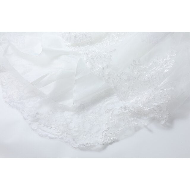 Sleeveless Girl Girls' Kids Wedding Dress Flower