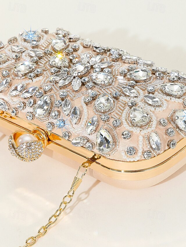 Women's Clutch Crystal-Embellished Bag