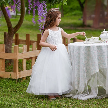 Kid's Dress Girl Flower Princess Girls'