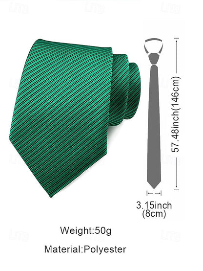 Men's tie satin striped