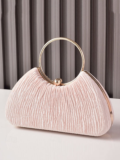 Red Party Christmas Elegant Velvet Women's – Handbag