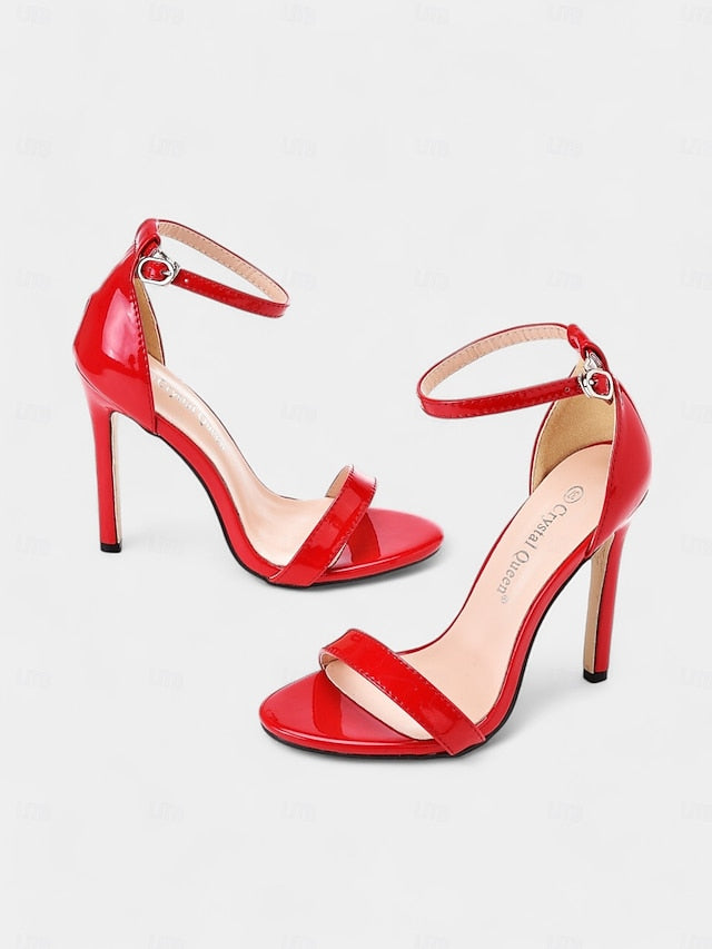 Wedding Metallic Stiletto Heel Sleek – for Sandals Women