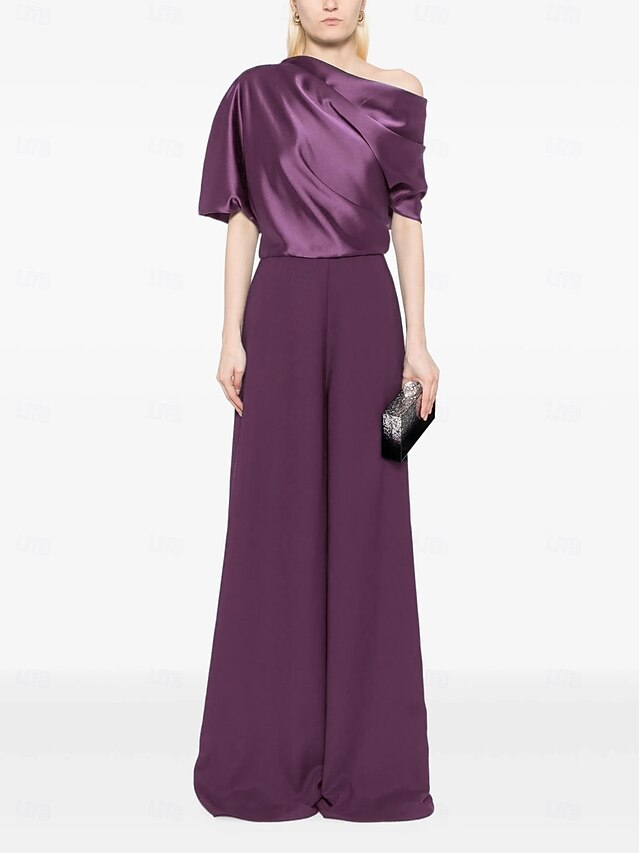 the Guest Wedding Mother Jumpsuit of Bride Simple Dress