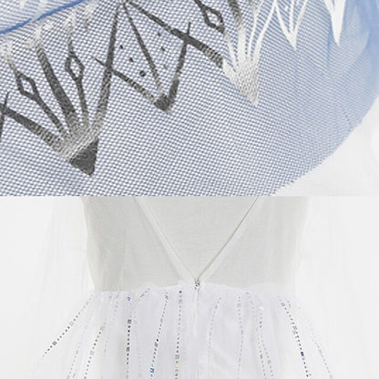 Flower Fairytale Girl Dress Princess Frozen Vacation Elsa