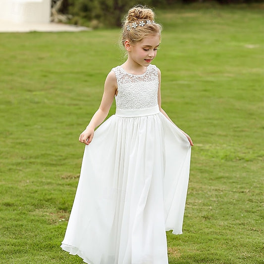 Dress Girls' Flower Formal Girl Lace Kid's
