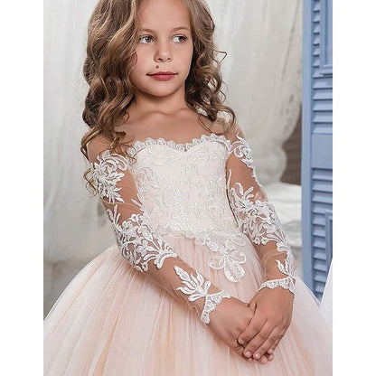 Girl Communion Princess Dress Flower Girls' First