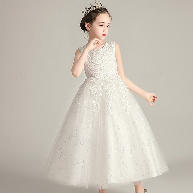 Girl Princess Kid's Flower Dress Girls'