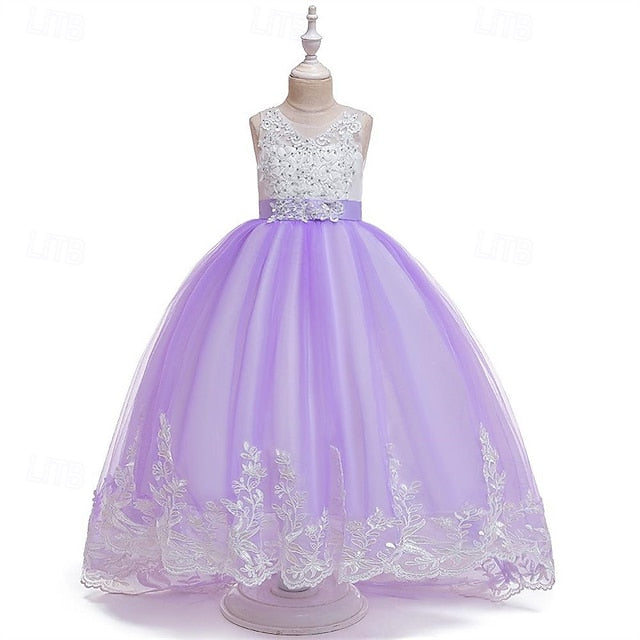 Dress Girls' Kid's Flower Princess Girl