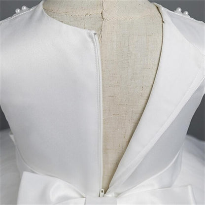 Party Color Toddler Solid Girls' Dress Sleeveless