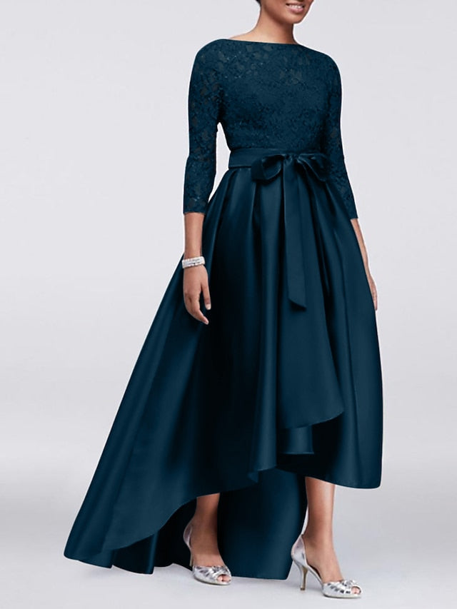 Guest the Wedding Mother Elegant Bride Dress of A-Line Size Plus