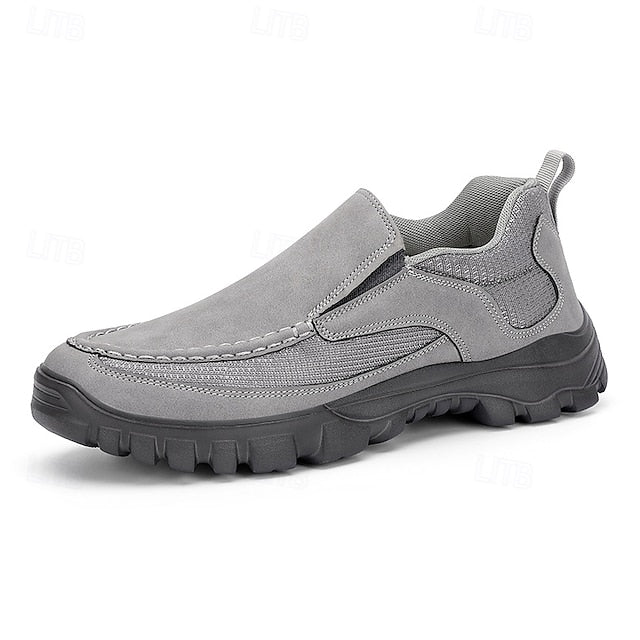 Men's Maroon Perforated Slip-On Sandals with Stylish Design