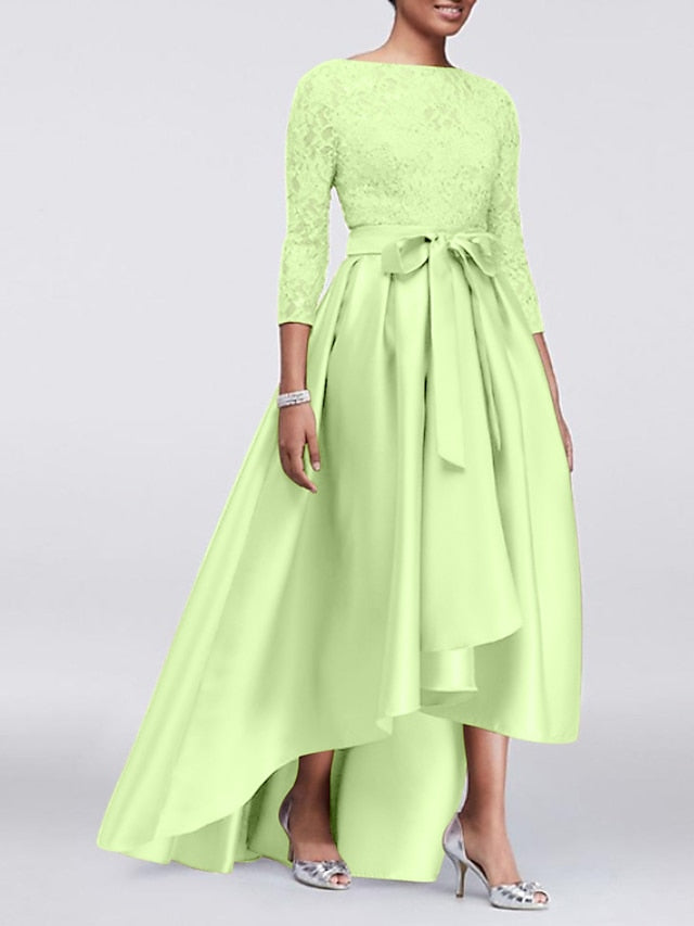 Guest the Wedding Mother Elegant Bride Dress of A-Line Size Plus