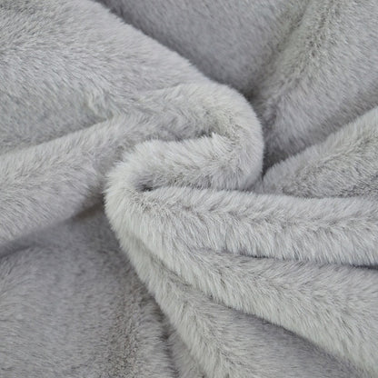 Coat Faux Casual Fur Warm Pocket Comfortable Women's