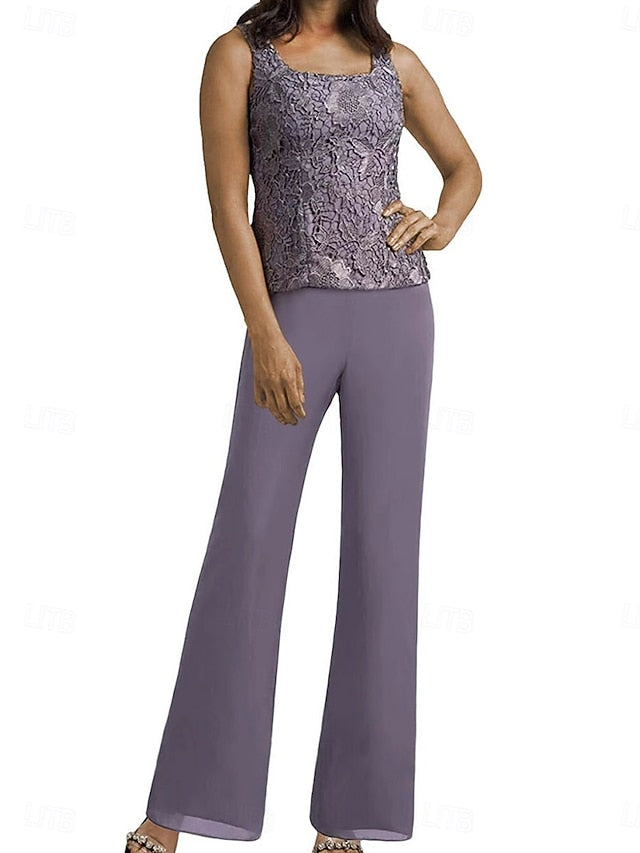 Dress Elegant Bride Simple Wedding the Pantsuit Mother of Guest