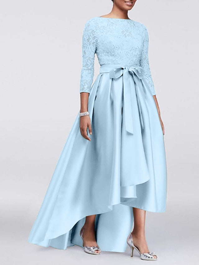 Guest the Wedding Mother Elegant Bride Dress of A-Line Size Plus