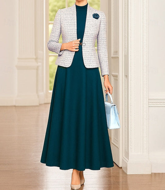 the Mother Dress Elegant Sets Piece Formal of Bride Two