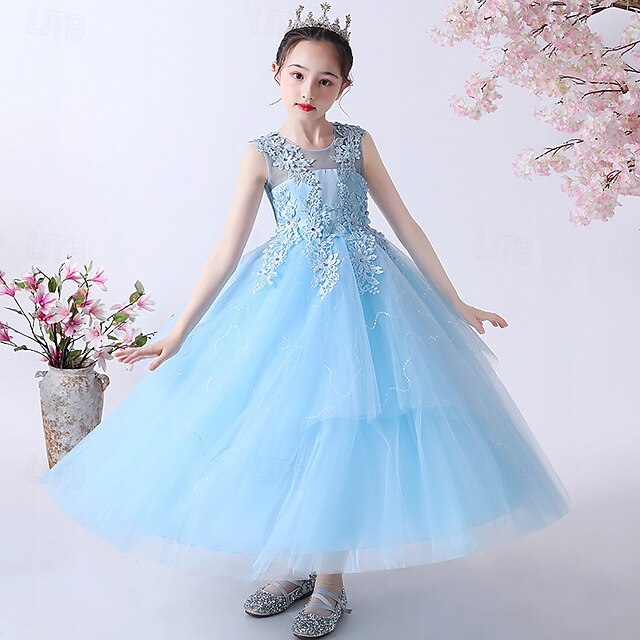 Girls' Flower Princess Dress Girl Kid's