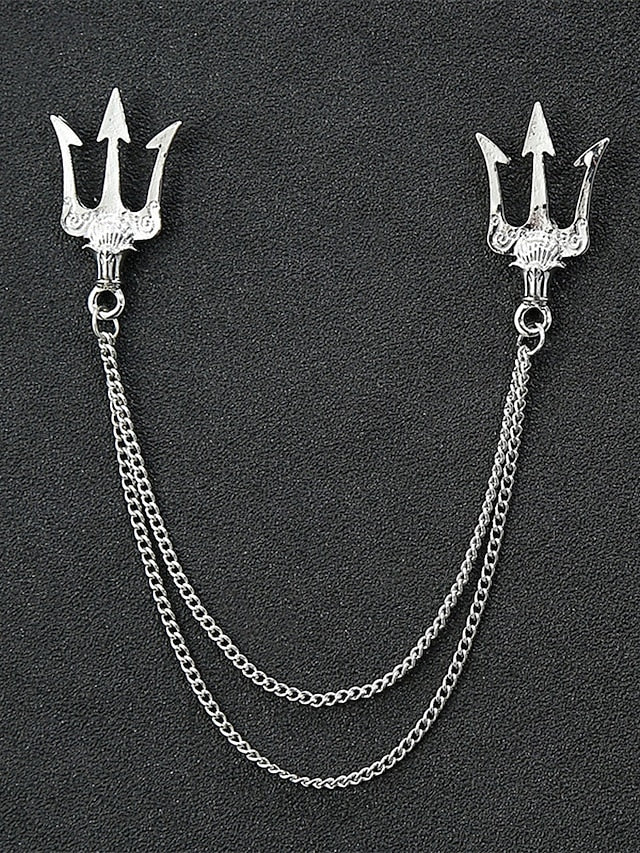 Collar Christmas Alloy – Pins Reindeer Elegant Men's